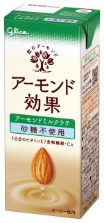アーモンド効果 アーモンドミルクラテ 砂糖不使用 200ml パッケージ画像